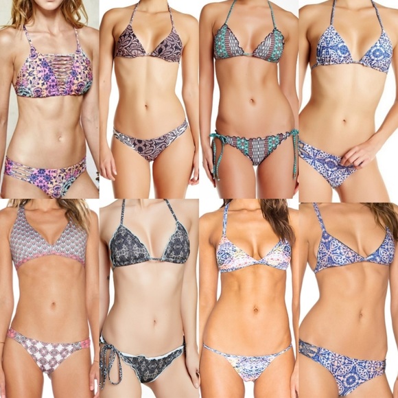 Gypsy 05-Los Angeles California Sand
Neapolitan Reversible Bikini Set. NWT - Picture 2 of 11